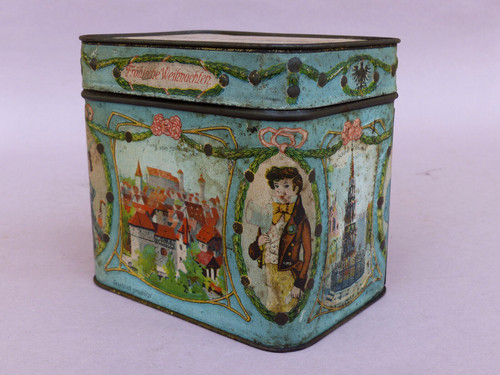 Alte blechdose lebkuchen - blechdose,