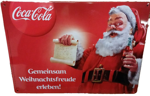 Coca cola blechschild - coca,