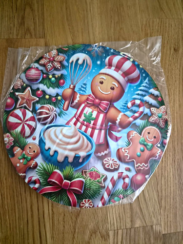 Blechschild r20cm weihnachten - r20cm,