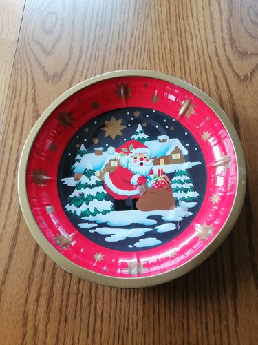 Weihnachtsteller aus blech - blech, Ø