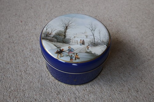Blechdose winterlandschaft - blechdose,