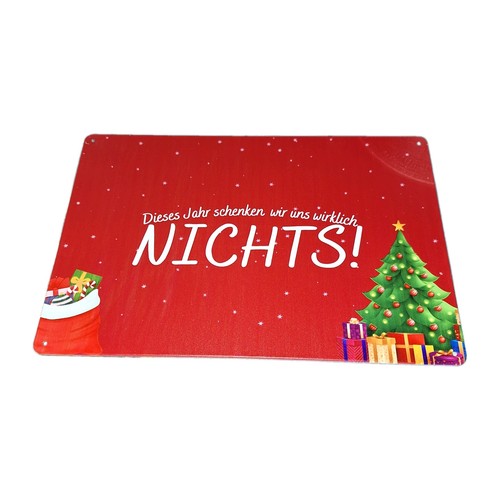 Blechschild weihnachten wir - blechschild,
