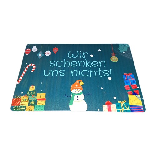Blechschild weihnachten wir - weihnachten,