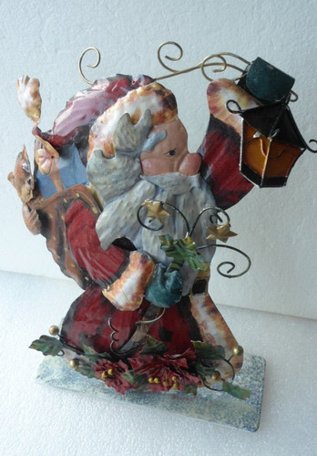 Weihnachtsmann aus blech - aus,