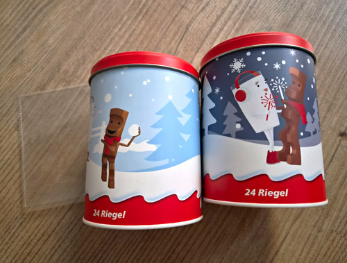 Kinder riegel blechdose - riegel, 2x