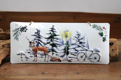 Blechschild winter - blechschild,