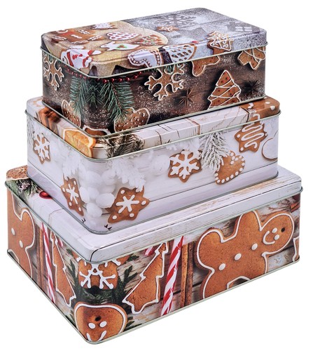 Keksdosen gingerbread 3er - keksdosen, set