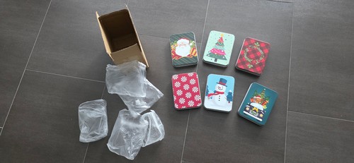 Weihnachten blechdose mit - 6.,