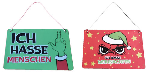 Blech schild ich hasse - schild,
