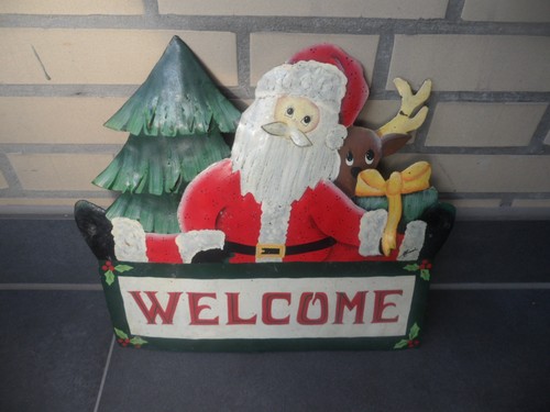 Altes weihnachtsschild aus - altes,