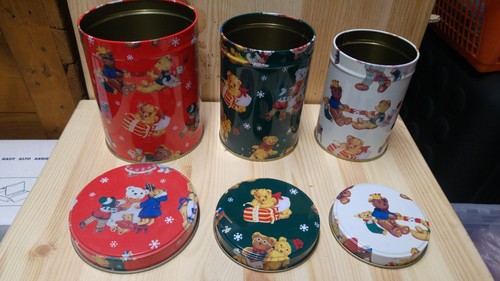 Alte blechdosen teddybären - alte,