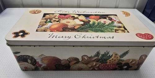Blechdose frohe weihnachten - -,