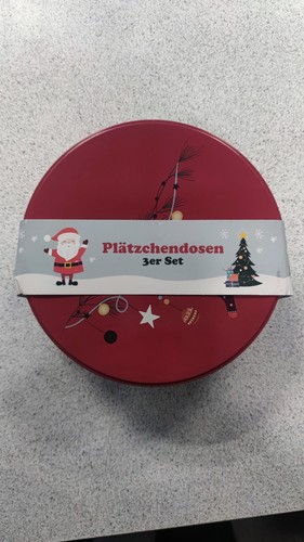 Gebäckdosen set 3er - gebäckdosen,