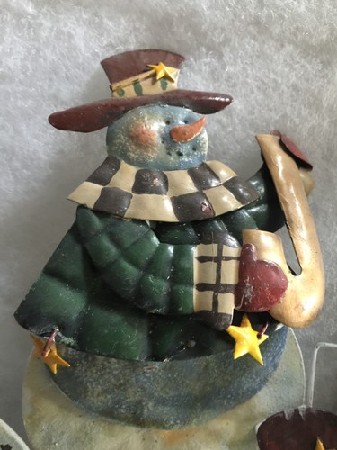 Schneemann blech deko - schneemann,