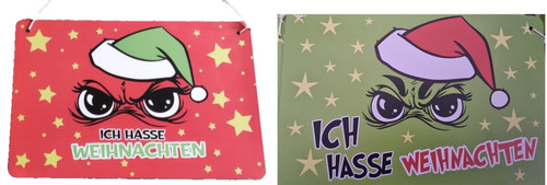 Blech schild ich hasse - blech,