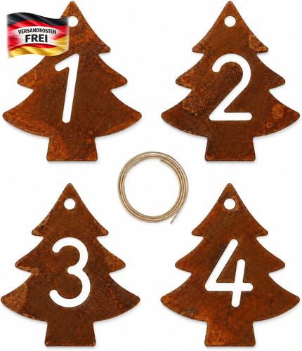 Adventskalender zahlen 4 - adventskalender, 1-4