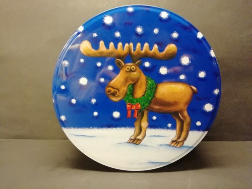 Runde dose weihnachten - runde, elch