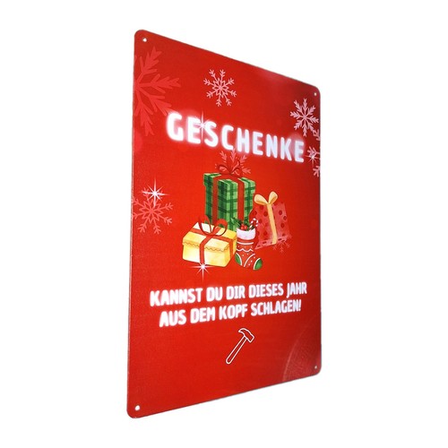 Blechschild weihnachten - blechschild,