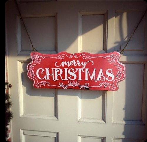 Dekorative blechschild xmas - blechschild,