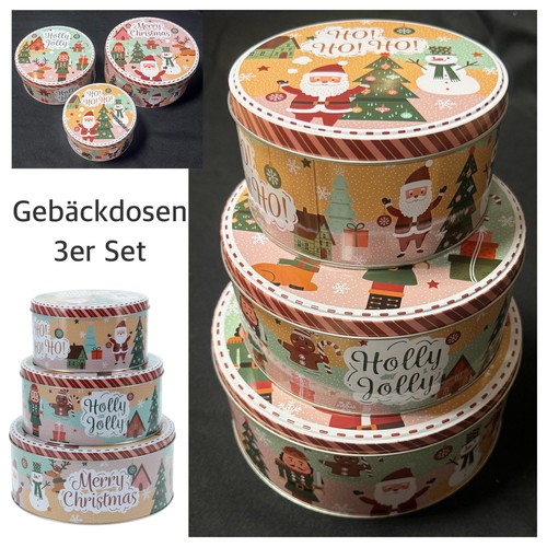 Gebäckdosen 3er set - gebäckdosen,