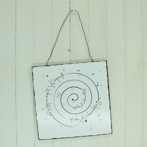 Metallschild blechschild frohe - metallschild,