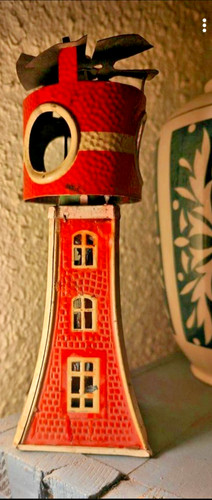 Antiker blech leuchtturm - ,