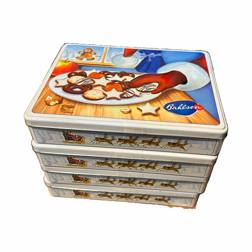 4er set bahlsen - bahlsen, keksdosen
