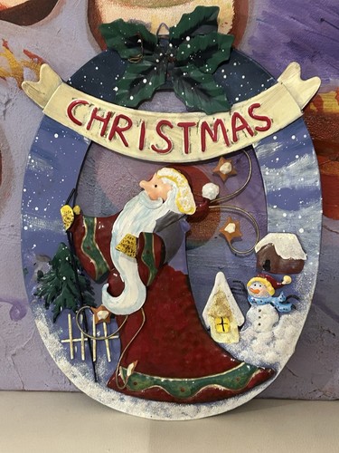 Weihnachtlicher türkranz auf - türkranz,